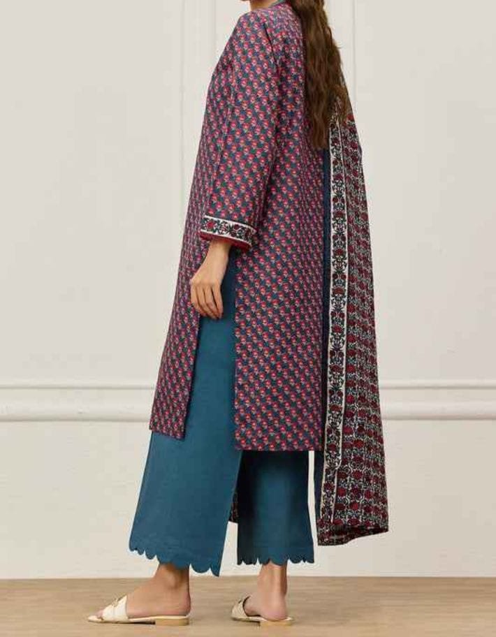 Teal Serenity – Classic Lawn Collection