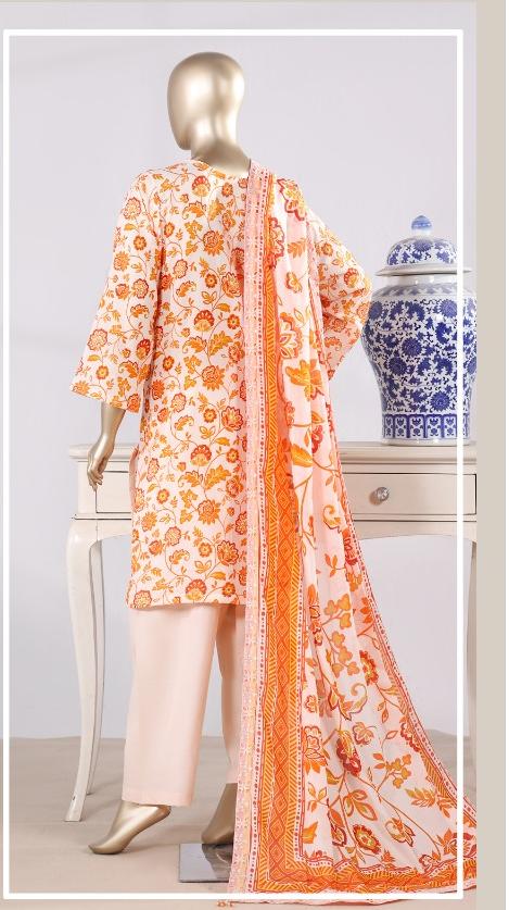 Sabahat – Printkari Unstitched 3pc | UNH Clothing