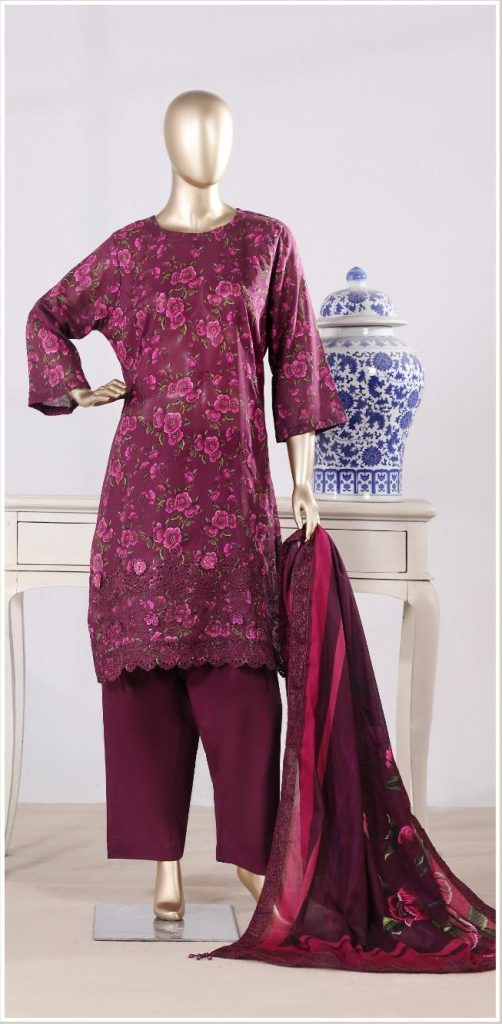 Sabahat – Printkari Unstitched 3pc | UNH Clothing
