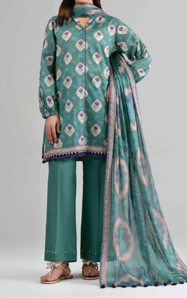 Khaadi — Printed Lawn 3pc (SS3204A)