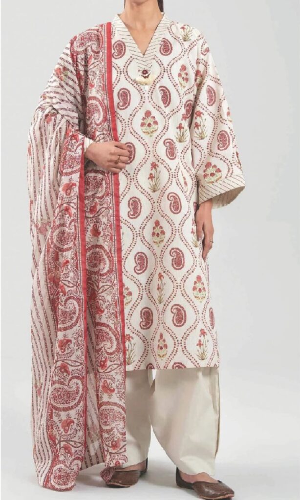 Maria.B Elahé Classic Paisley Lawn Suit