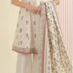 Nishat Linen Unstitched 3 Piece Printed Lawn Suit - 42601205