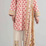 Nishat Linen Unstitched 3 Piece Printed Lawn Suit - 42601201