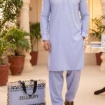 Zellbury COMFORT - Men's Unstitched (Light Blue)
