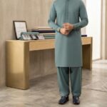 Zellbury COMFORT - Men's Unstitched (Slate Green)