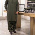 Zellbury COMFORT - Men's Unstitched (Olive-Green)